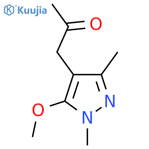 1-(5-methoxy-1,3-dimethyl-1H-pyrazol-4-yl)propan-2-one structure