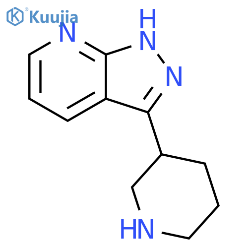3-piperidin-3-yl-1H-pyrazolo[3,4-b]pyridine structure