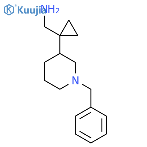 1-(1-benzylpiperidin-3-yl)cyclopropylmethanamine structure