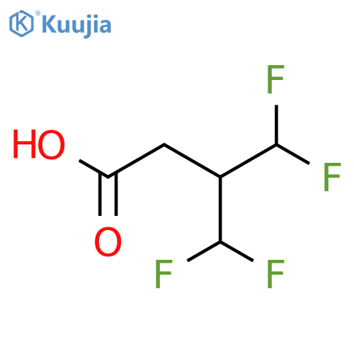 3-(difluoromethyl)-4,4-difluorobutanoic acid structure
