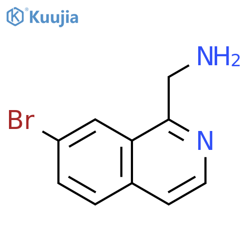1-Isoquinolinemethanamine, 7-bromo- structure