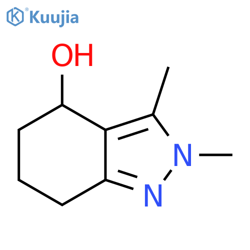 2,3-dimethyl-4,5,6,7-tetrahydroindazol-4-ol structure