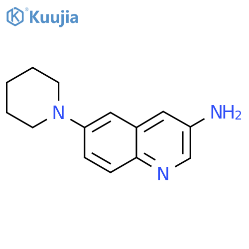 6-Piperidin-1-ylquinolin-3-amine structure
