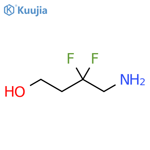 4-amino-3,3-difluorobutan-1-ol structure