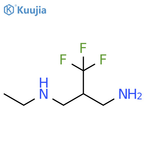 1,3-Propanediamine, N1-ethyl-2-(trifluoromethyl)- structure