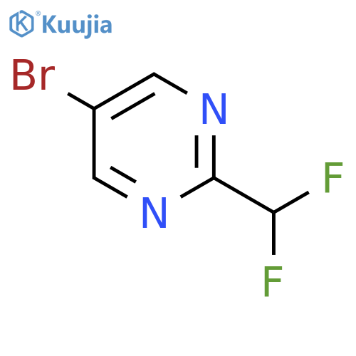 5-Bromo-2-(difluoromethyl)pyrimidine structure