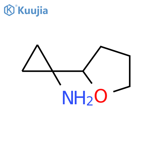 1-(oxolan-2-yl)cyclopropan-1-amine structure