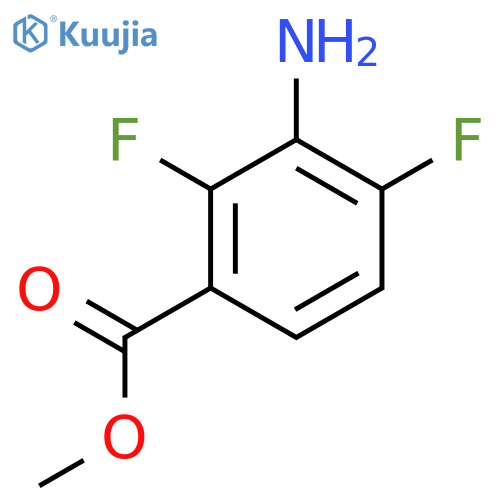 Methyl 3-amino-2,4-difluorobenzoate structure