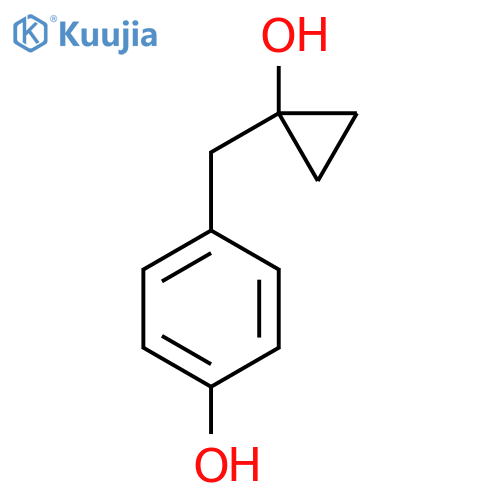 4-(1-hydroxycyclopropyl)methylphenol structure