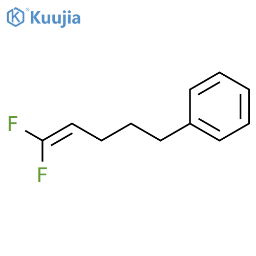 Benzene, (5,5-difluoro-4-penten-1-yl)- structure