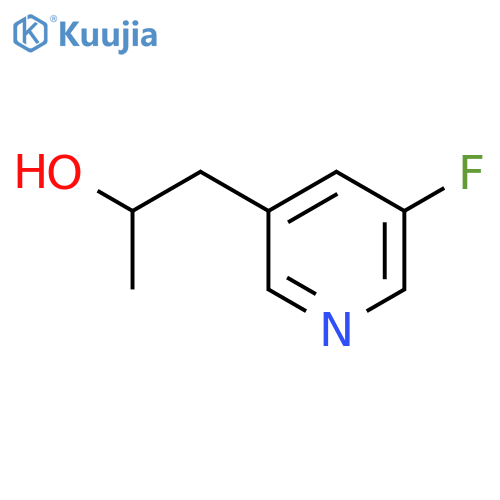1-(5-fluoropyridin-3-yl)propan-2-ol structure