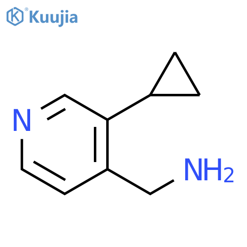 C-(3-Cyclopropyl-pyridin-4-yl)-methylamine structure