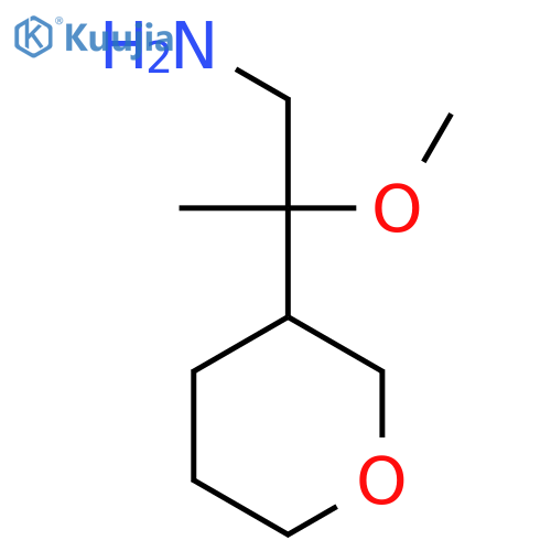 2-methoxy-2-(oxan-3-yl)propan-1-amine structure