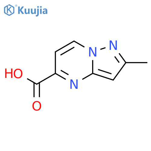 2-methylpyrazolo[1,5-a]pyrimidine-5-carboxylic acid structure