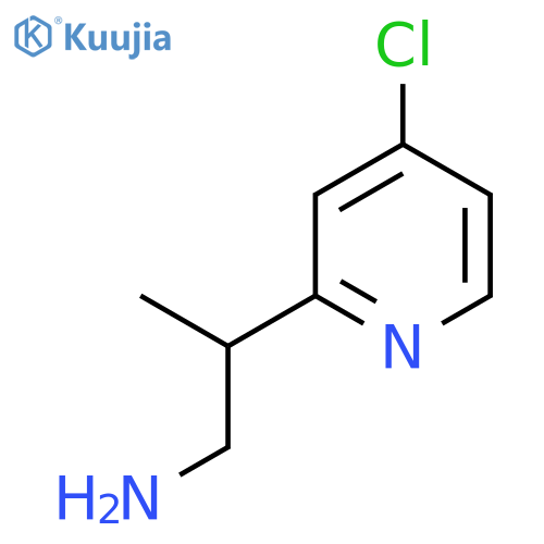 2-(4-Chloropyridin-2-yl)propan-1-amine structure