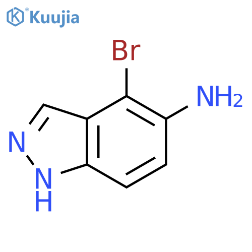 4-bromo-1H-indazol-5-amine structure