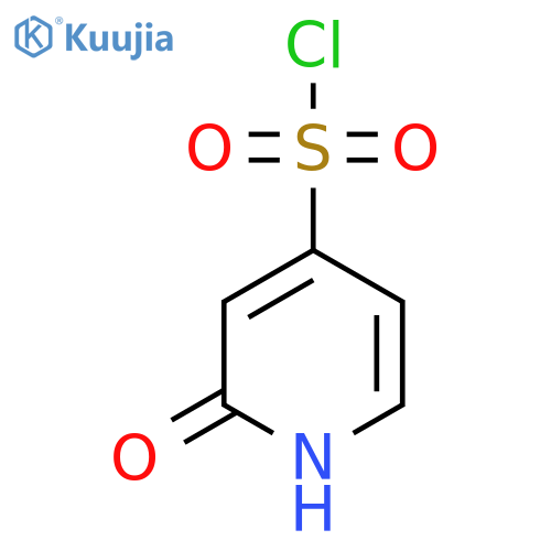 2-Hydroxypyridine-4-sulfonyl chloride structure