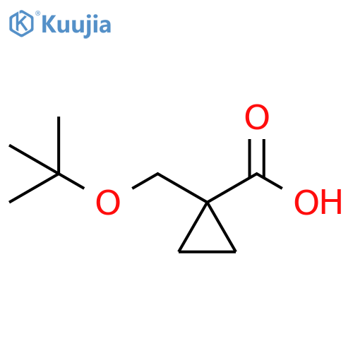 1-(tert-butoxy)methylcyclopropane-1-carboxylic acid structure
