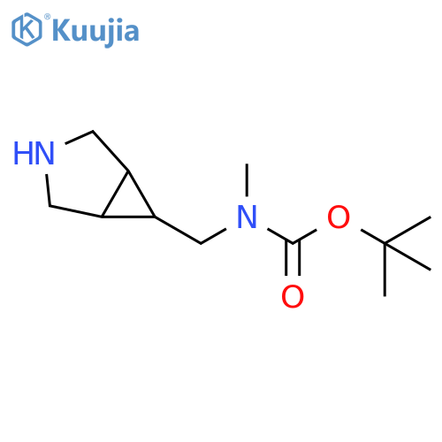 tert-Butyl ((3-azabicyclo[3.1.0]hexan-6-yl)methyl)(methyl)carbamate structure