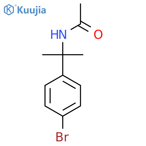 N-(2-(4-Bromophenyl)propan-2-YL)acetamide structure