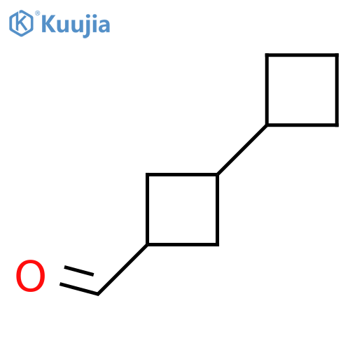 3-Cyclobutylcyclobutane-1-carbaldehyde structure