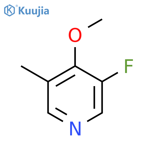 3-Fluoro-4-methoxy-5-methylpyridine structure