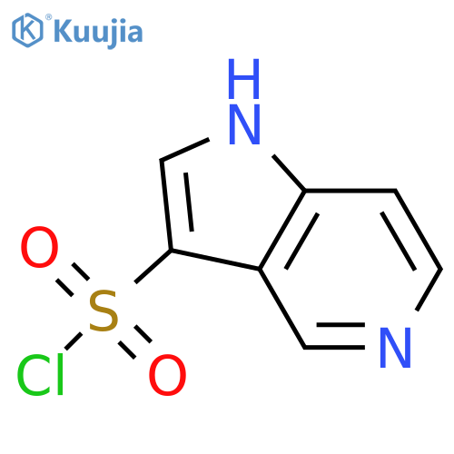 1H-pyrrolo[3,2-c]pyridine-3-sulfonyl chloride structure