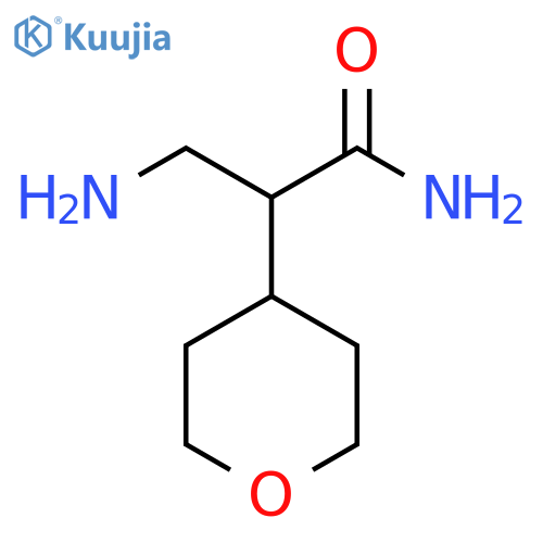 2H-Pyran-4-acetamide, α-(aminomethyl)tetrahydro- structure