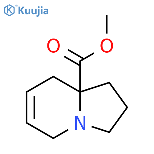 Methyl 1,2,3,5,8,8a-hexahydroindolizine-8a-carboxylate structure