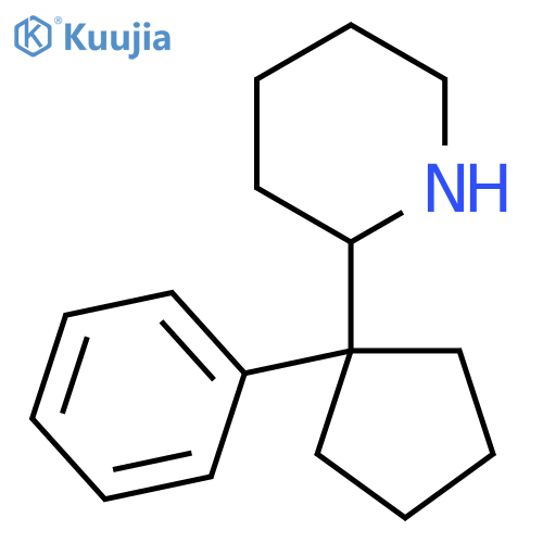 2-(1-phenylcyclopentyl)piperidine structure