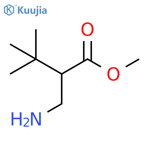methyl 2-(aminomethyl)-3,3-dimethylbutanoate structure