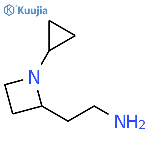 2-(1-cyclopropylazetidin-2-yl)ethan-1-amine structure