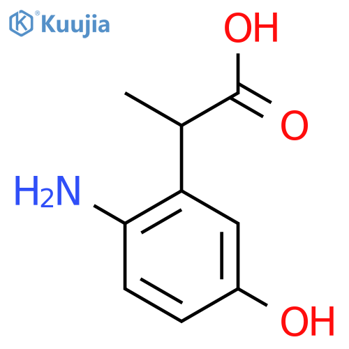 2-Amino-5-hydroxyphenylpropanoic acid structure