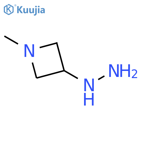 (1-Methyl-azetidin-3-yl)-hydrazine structure