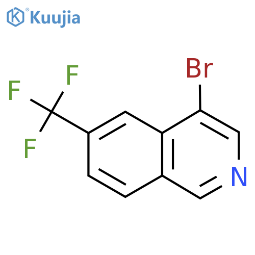 4-Bromo-6-(trifluoromethyl)isoquinoline structure