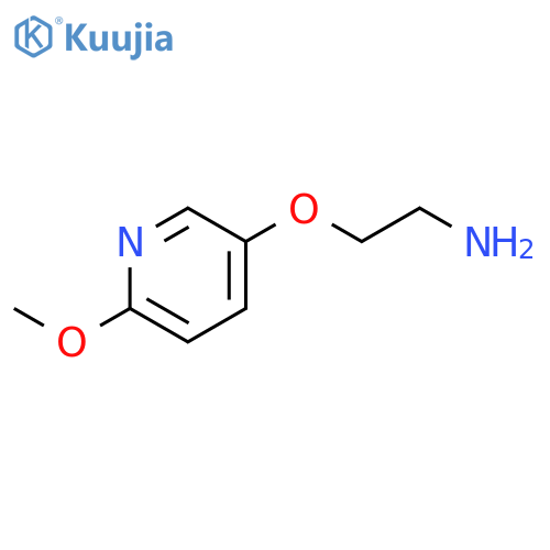 2-(6-methoxypyridin-3-yl)oxyethan-1-amine structure