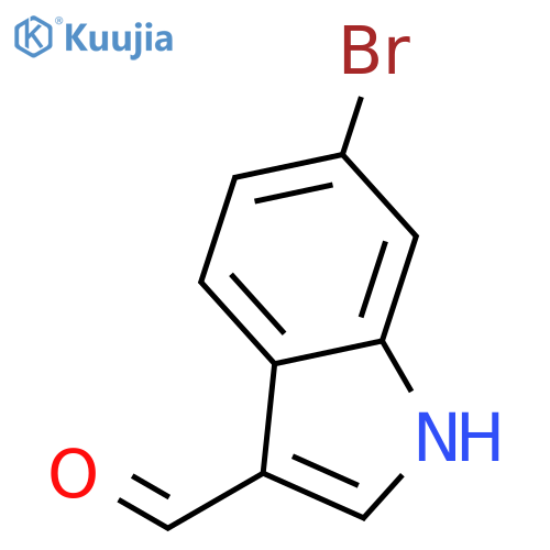 6-bromo-1H-indole-3-carbaldehyde structure