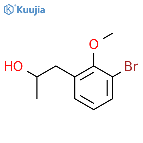 1-(3-bromo-2-methoxyphenyl)propan-2-ol structure