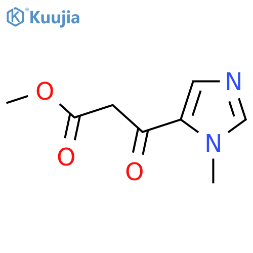methyl 3-(1-methyl-1H-imidazol-5-yl)-3-oxopropanoate structure