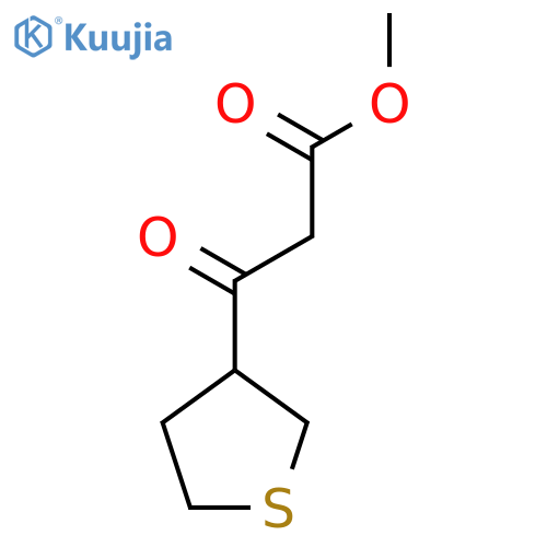 methyl 3-oxo-3-(thiolan-3-yl)propanoate structure