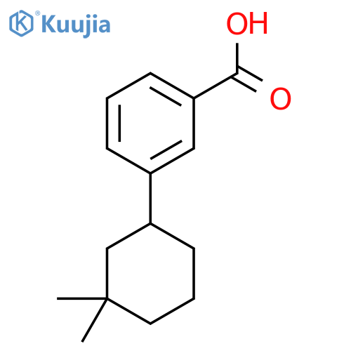 3-(3,3-Dimethylcyclohexyl)benzoic acid structure