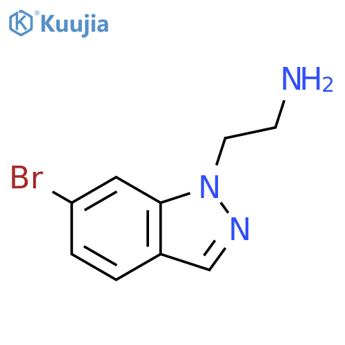 2-(6-Bromo-1H-indazol-1-yl)ethan-1-amine structure