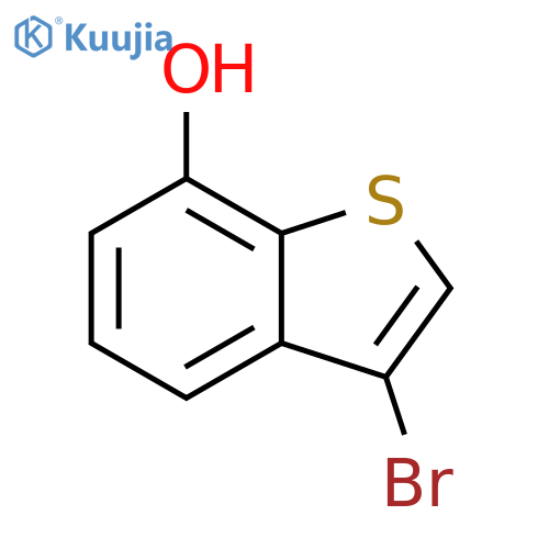 3-\u200bBromo-benzob\u200bthiophene-\u200b7-\u200bol structure