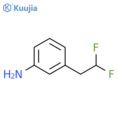 Benzenamine, 3-(2,2-difluoroethyl)- structure