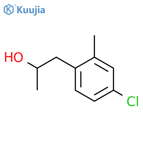 1-(4-chloro-2-methylphenyl)propan-2-ol structure