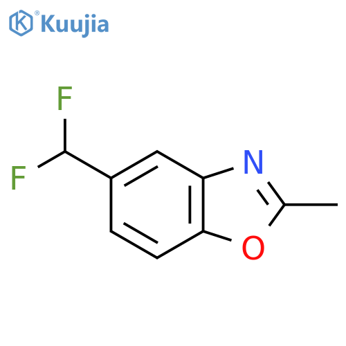 5-(Difluoromethyl)-2-methylbenzo[d]oxazole structure