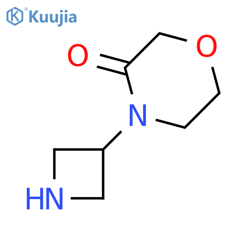 4-(azetidin-3-yl)morpholin-3-one structure