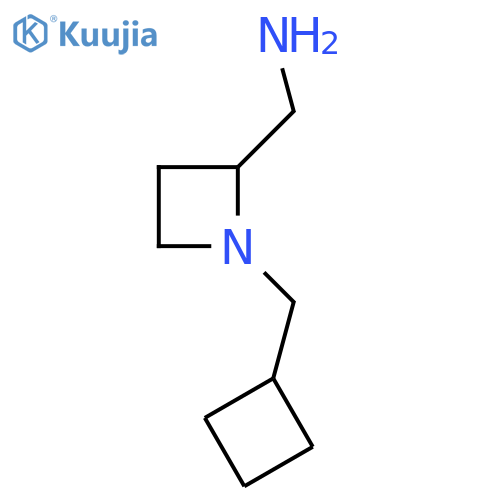 1-(cyclobutylmethyl)azetidin-2-ylmethanamine structure