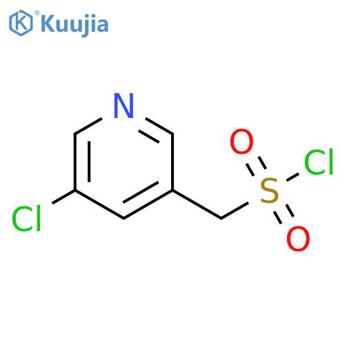 3-Pyridinemethanesulfonyl chloride, 5-chloro- structure