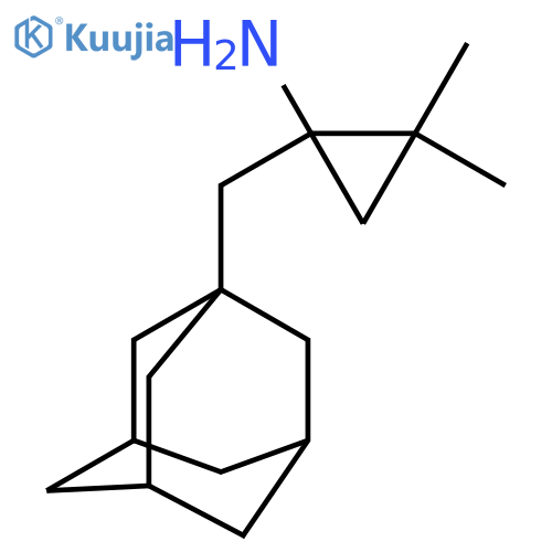 1-[(Adamantan-1-yl)methyl]-2,2-dimethylcyclopropan-1-amine structure
